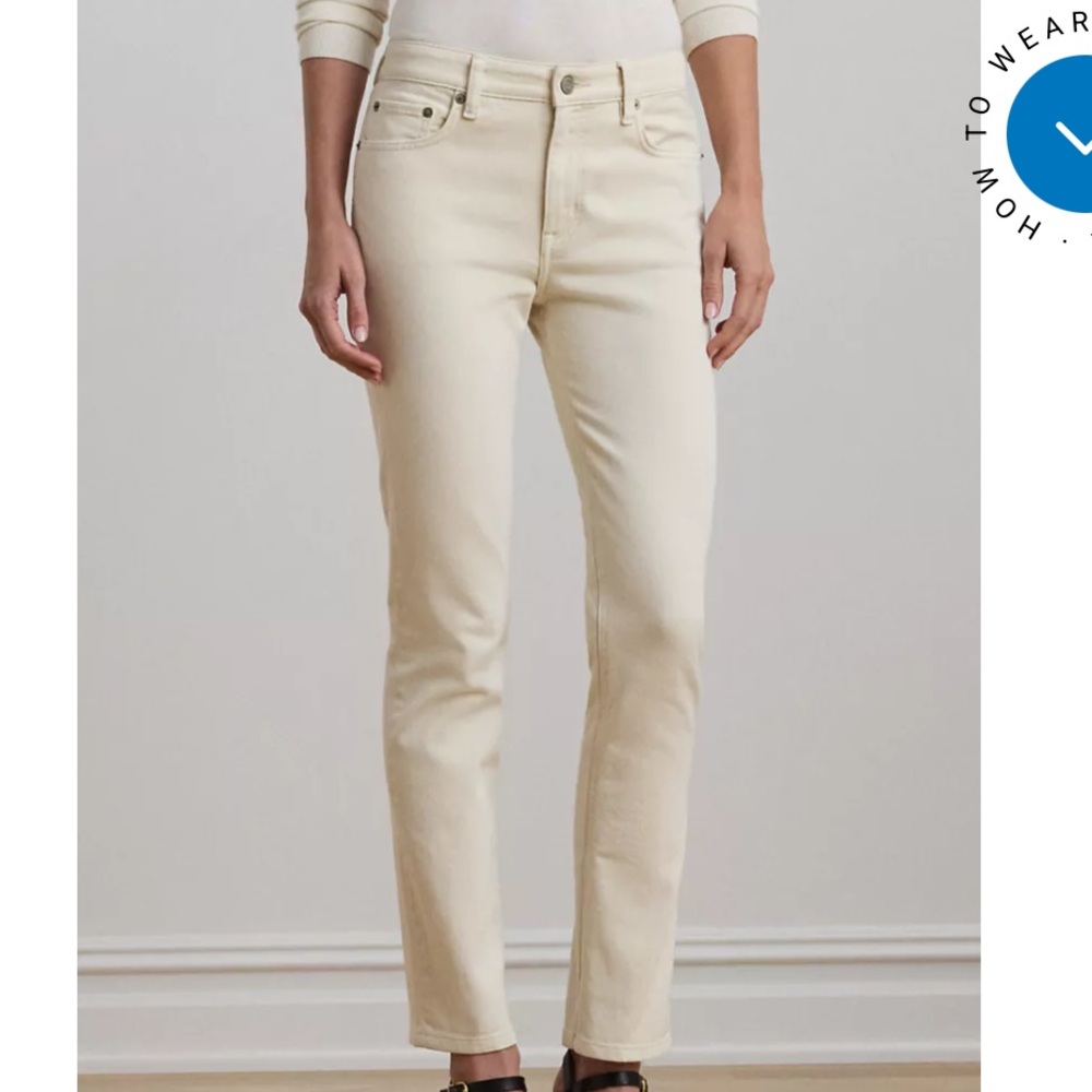 Ralph Lauren Off-White Jeans